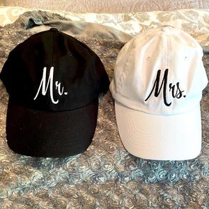 Mr. & Mrs. Baseball Caps